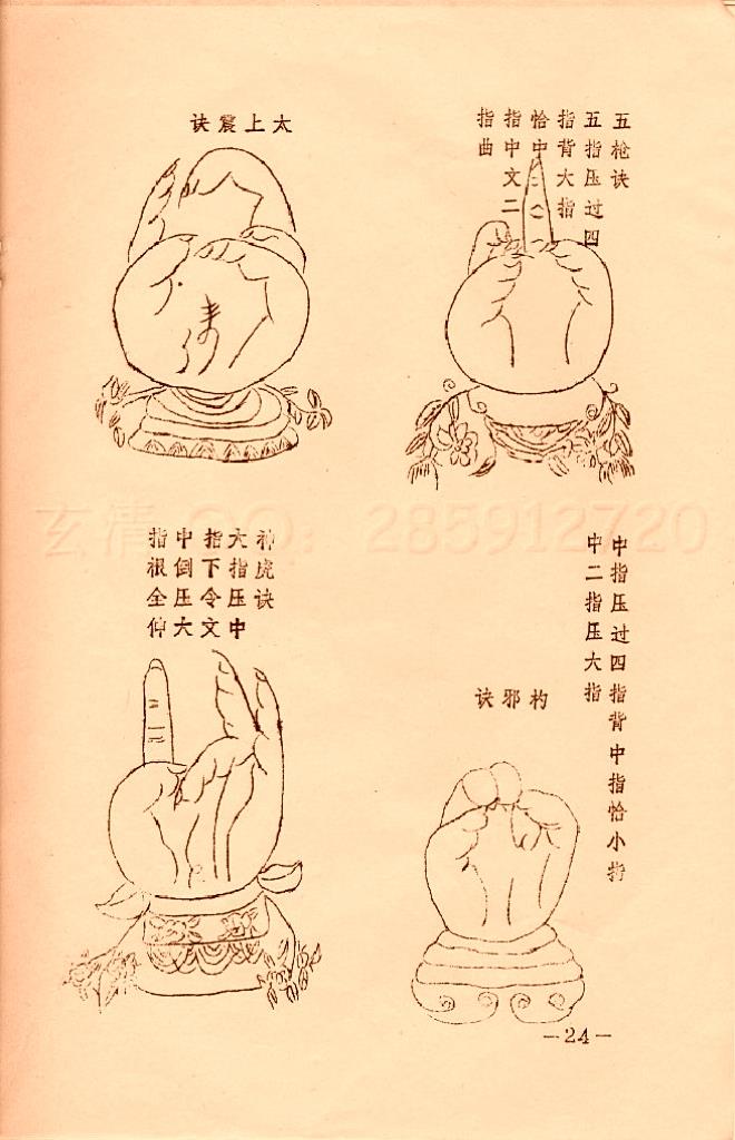 符咒类古籍《增补百决全图》