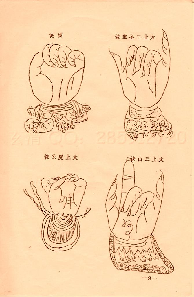 符咒类古籍《增补百决全图》