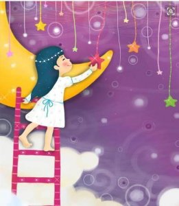 ​「有声儿童故事」365夜童话故事-月亮和姑娘(3-6岁儿童)