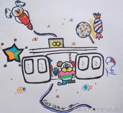 「原创」灵异小故事 金山异谭 之 地铁（自画插图）